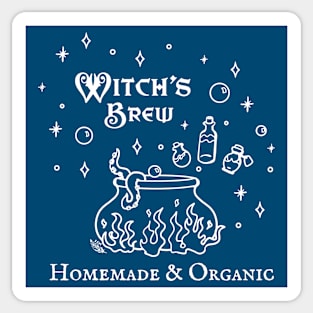 Witch's Brew, White Ink Sticker